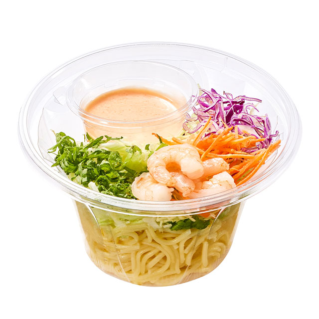 海老と大葉の明太子クリームパスタサラダ