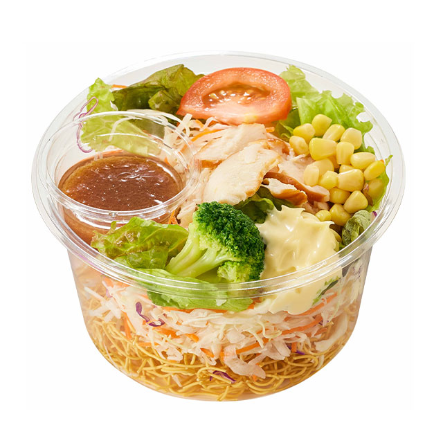 パリパリ麺のサラダ