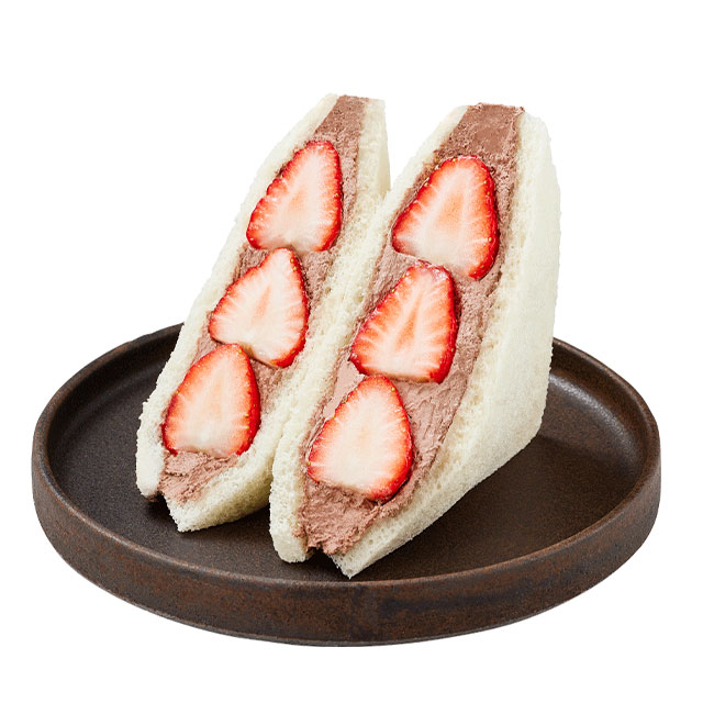 いちごチョコホイップサンド