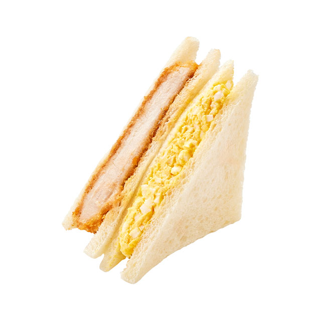 ロースカツ＆玉子サンド