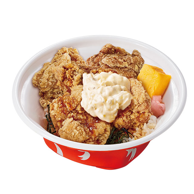 甘酢タルタル唐揚げ丼